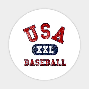 USA Baseball II Magnet